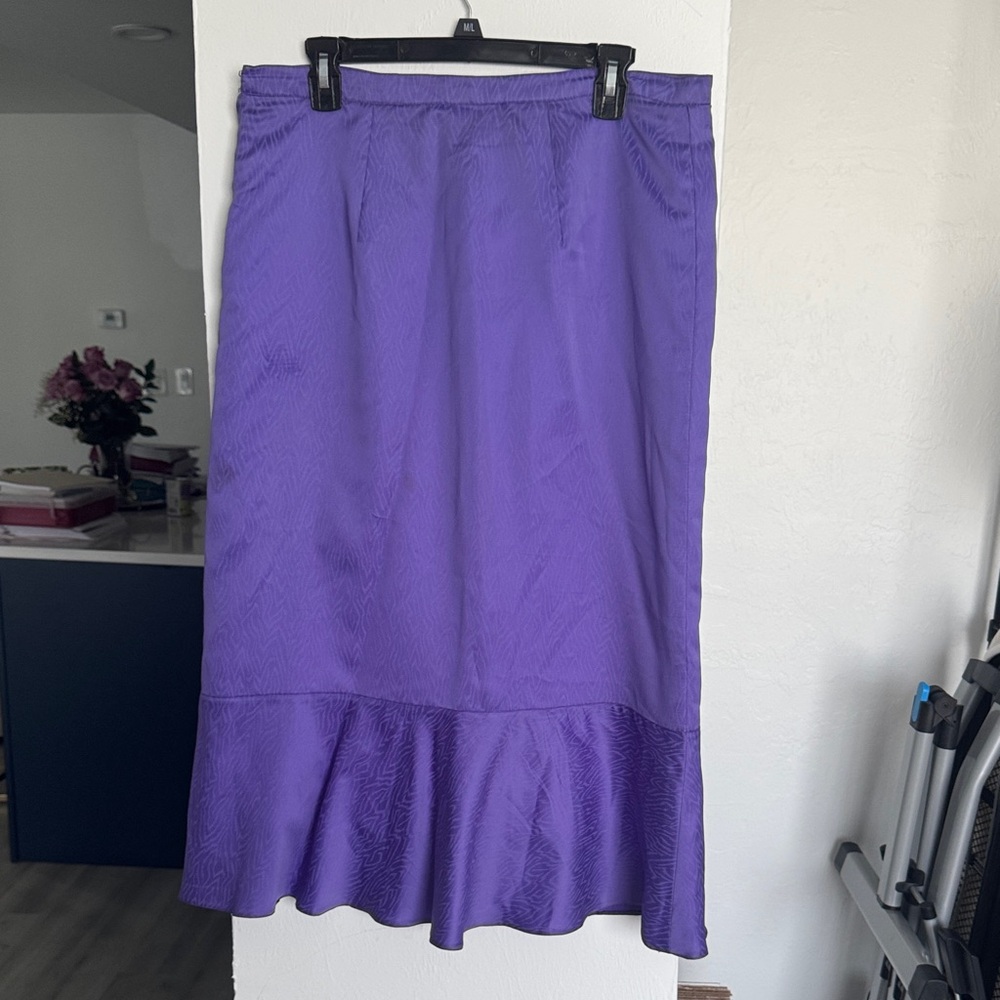 Elegant Purple Women's Skirt